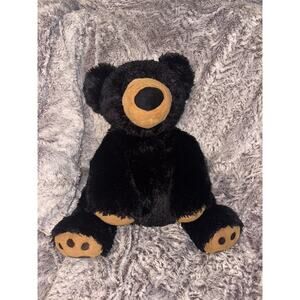 Animal Alley 2009 Floppy Big Black & Brown 22” Plush Stuffed Bear, Toys “R” Us